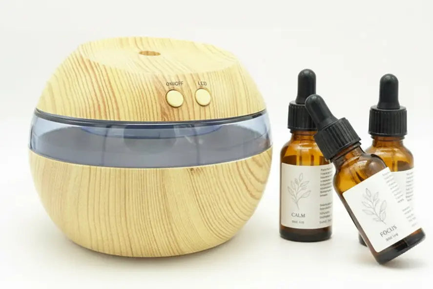 Aromita Humidifier Diffuser + 6 Essentials Oils | Electric Salmon Lucky