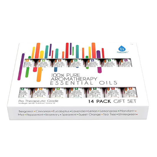14 Pack of 100% Pure Essential Aromatherapy Oils - Leisure Life USA