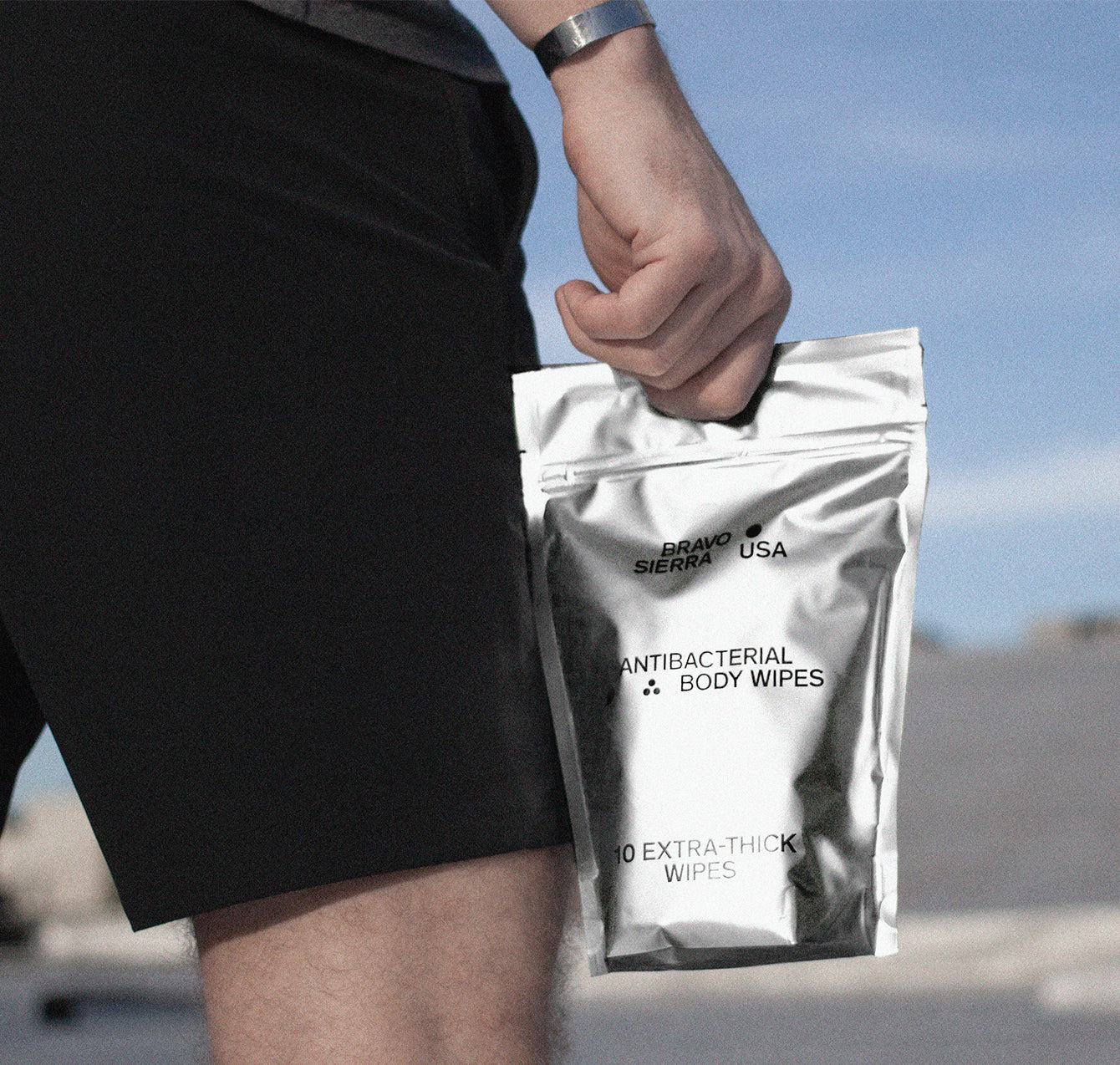 Antibacterial Body Wipes Bravo Sierra