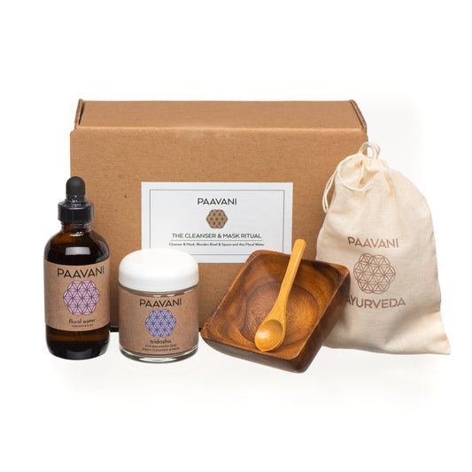Cleanser & Mask Ritual | Ayurvedic Facial Cleansing Kit - Leisure Life USA