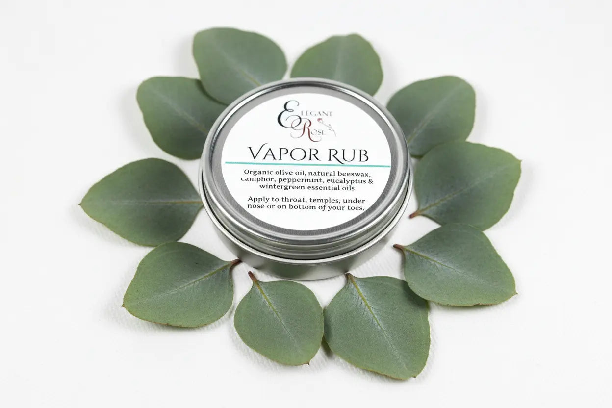 Natural Vapor Rub | Eucalyptus + Camphor + Wintergreen Maroon Oliver