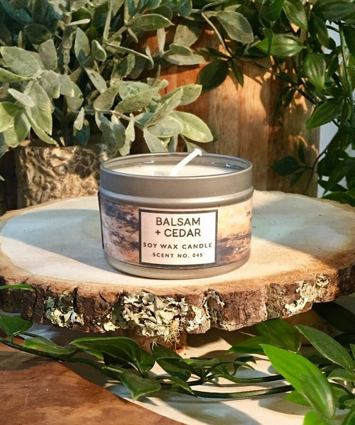 Balsam + Cedar Soy Wax Candle - Leisure Life USA
