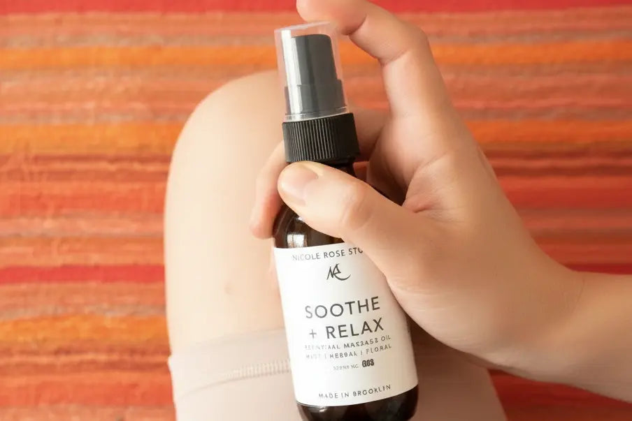 Soothe + Relax Essential Body Massage Oil Indigo Poseidon