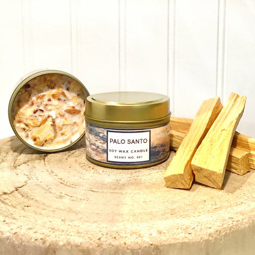 Palo Santo Hand Poured Soy Wax Candle - Leisure Life USA
