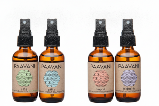 Aromatherapy Bio-Energetic Ritual Kit | Ayurvedic Spritzers for Mood + Dosha