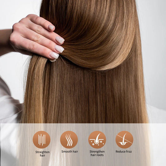 Keratin Hair Care Brazilian Straight Hair Long-Lasting Results Treatment Shiny Hair Keratin Repair 100Ml Anti-Frizz Straighter