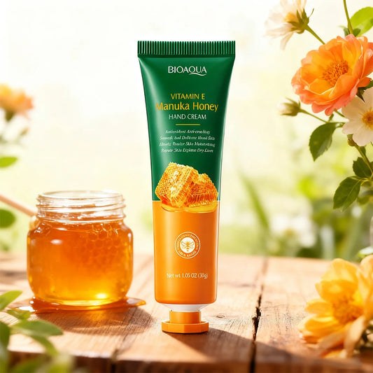 2pcs/Vitamin E Honey Hand Cream Moisturizing and Nourishing Portable Hand Cream for Dry and Moisturizing Skin in Autumn Winter