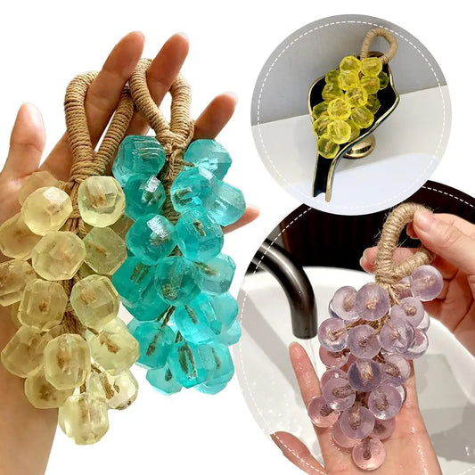 Grape Handmade Crystal Soap Natural DIY Grape Soap FruitAroma Scented Soap Creative Gift For Home Fragrance Friend Gift Bathroom