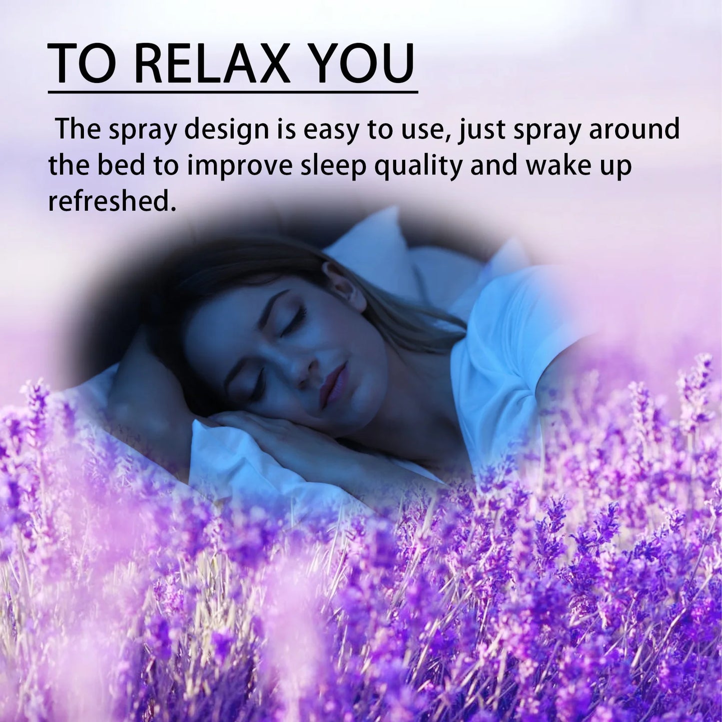 Lavender Sleep Spray Relieves Fatigue, Protects Sleep, Relaxes Body and Mind, and Falls Asleep Spray