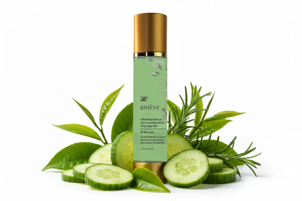 Aniise Refreshing Cucumber Extract Facial Toner Purple Maple
