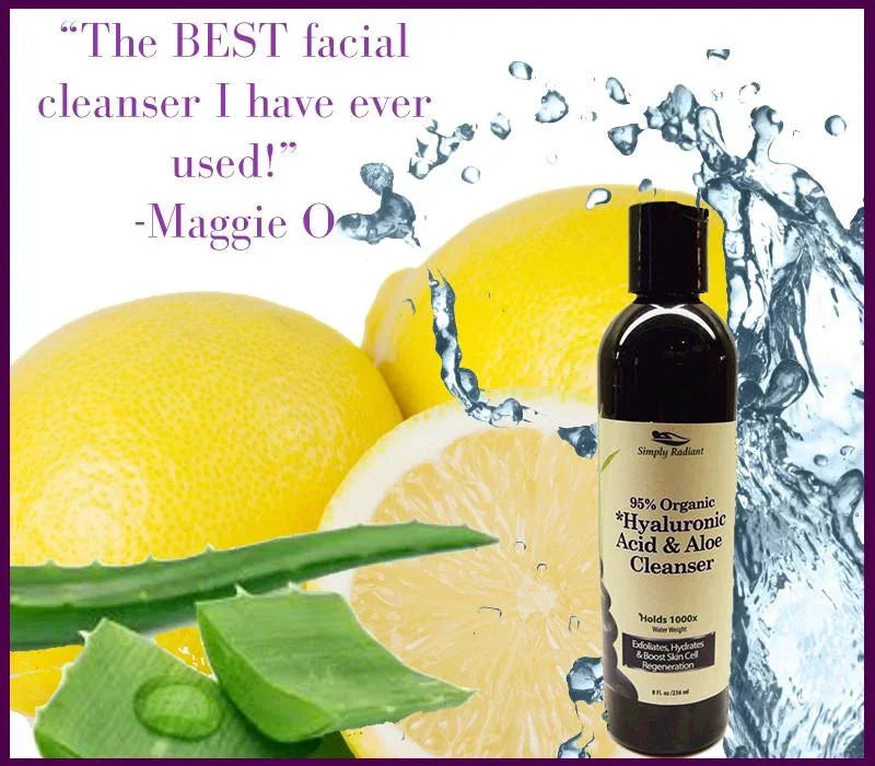 Organic Hyaluronic Acid & Aloe Micro Pearl Facial Cleanser - Leisure Life USA