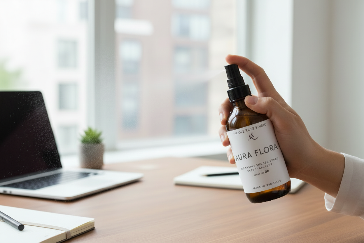 Positive Aura Flora Sage Cleansing Smudge Spray