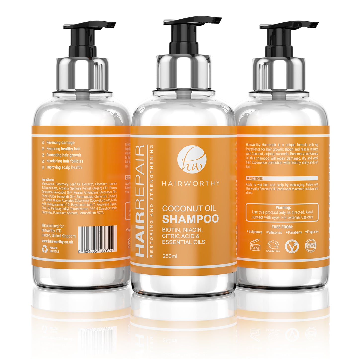 Hairworthy Hair Repair Shampoo - Leisure Life USA