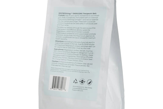 DESTRESSology Magnesium Energizing + Soothing Bath Crystals Lavender Alcestis