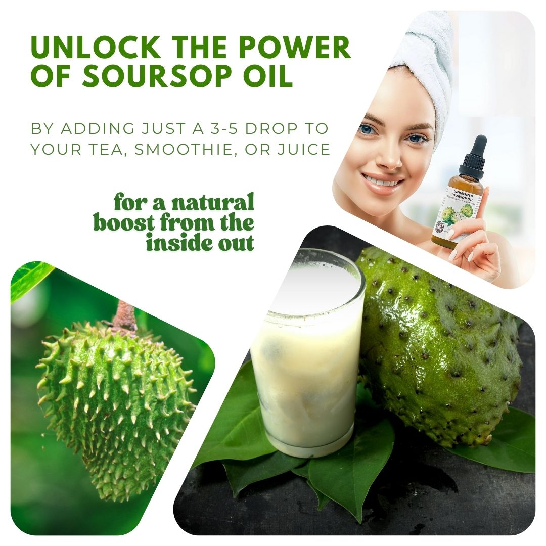 Soursop Graviola Guanabana Oil (organic, cold pressed, unrefined) - Leisure Life USA
