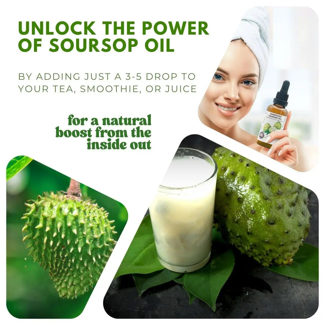 Soursop Graviola Guanabana Oil (organic, cold pressed, unrefined) - Leisure Life USA