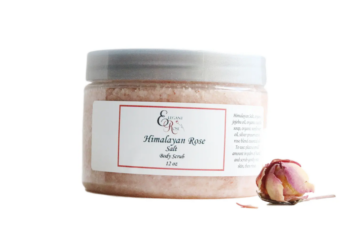 Himalayan Rose Salt Body Scrub - Moisturizing, - Leisure Life USA