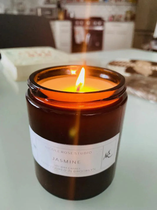 Jasmine Soy Wax Candle - Leisure Life USA