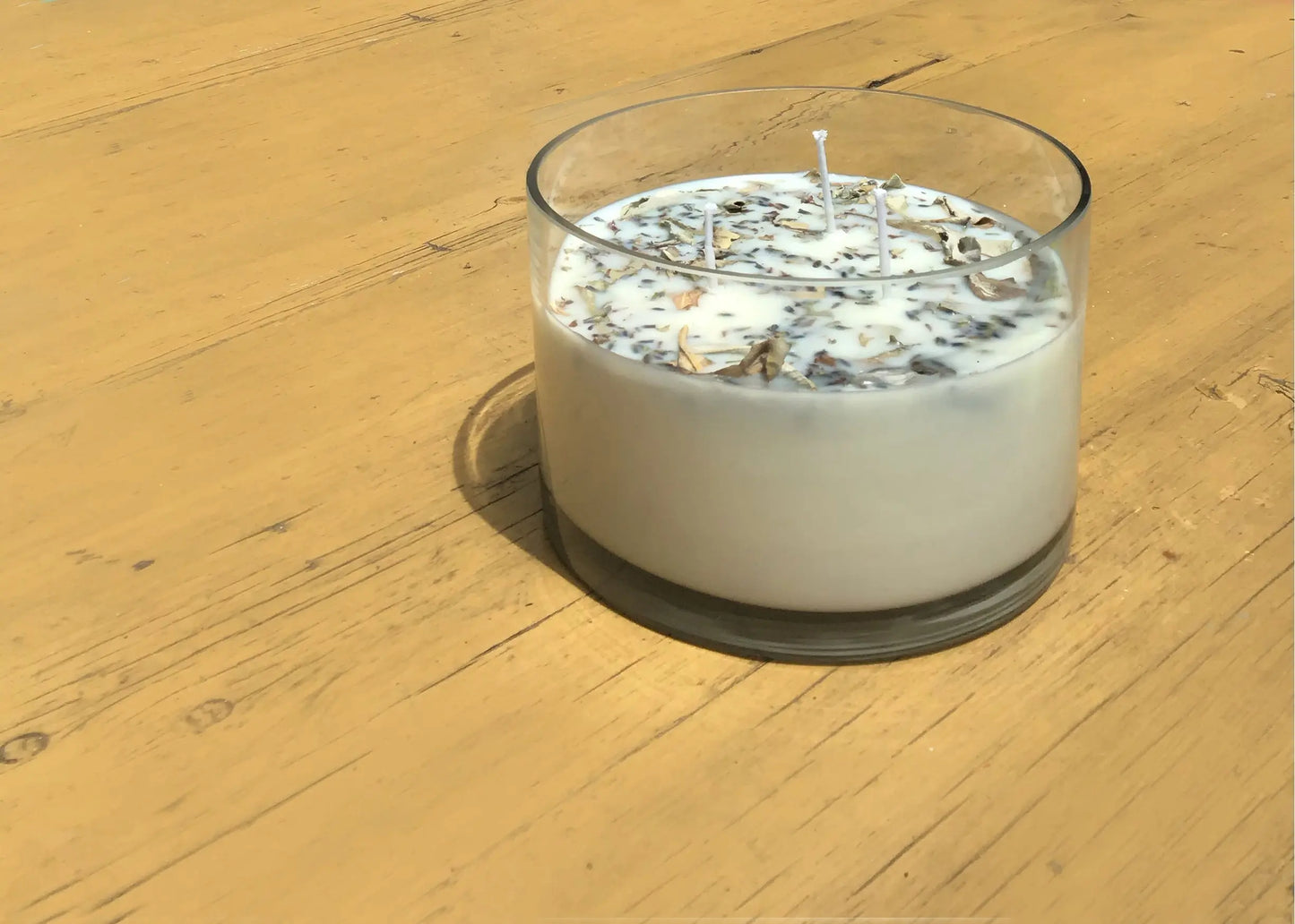 Lavender + White Sage Aromatherapy 3 Wick Large Soy Wax Candle - Leisure Life USA