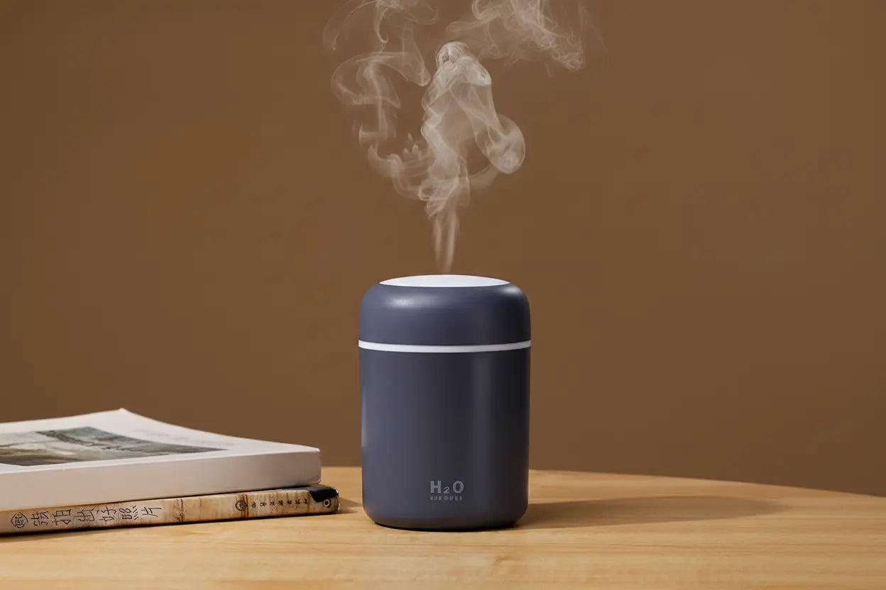 Portable Air Humidifier Aroma Essential Oil Diffuser | Home + Auto Teal Simba