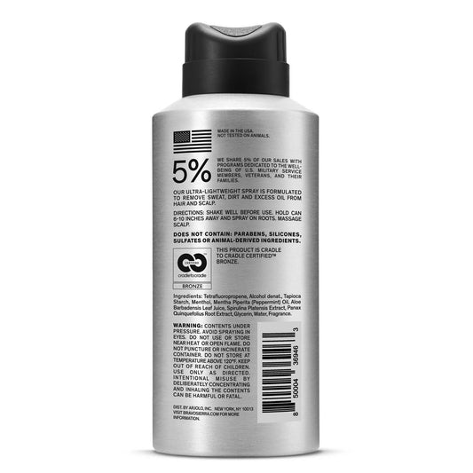 Organic Dry Shampoo for Men Bravo Sierra