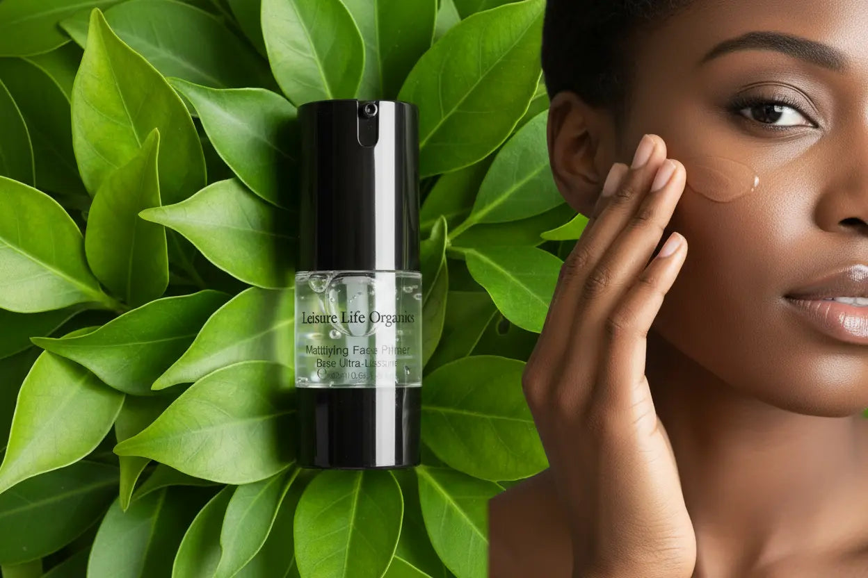 Silicone Based Pore Refining Matte Face Primer by Leisure Life Organics Leisure Life Organics