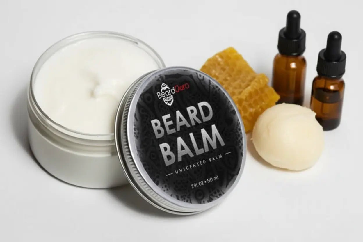 BeardGuru Premium Beard Balm: Unscented Black Pontus