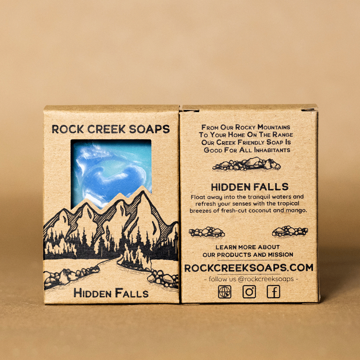 Rock Creek Fruity Waters Soap Bar | Hidden Falls Rock Creek Soaps