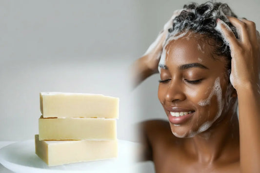 Lovely Lavender + Tea Tree Shampoo Bar Maroon Oliver