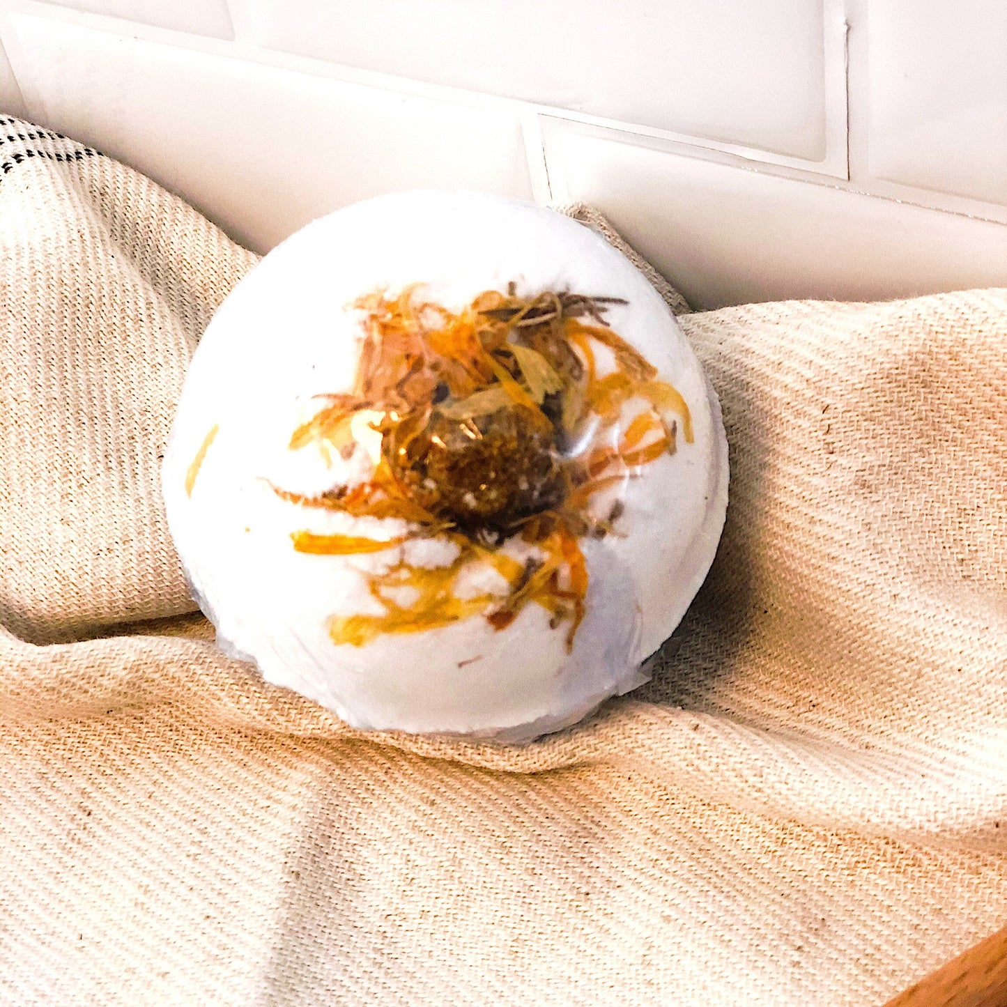 Organic Calendula Flower Bath Bomb Healing Aid - Leisure Life USA