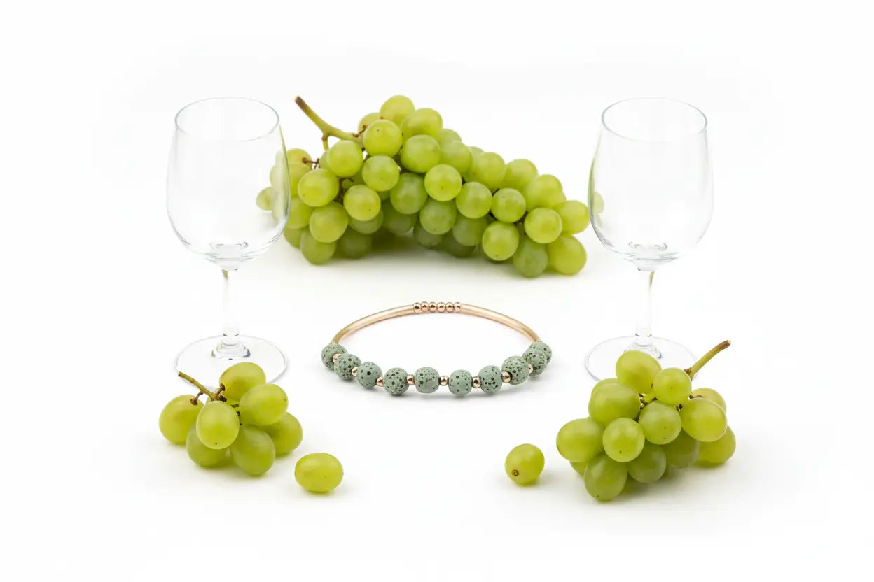 Fuze Green Lava Stone Essential Oil Bracelet Green Danae
