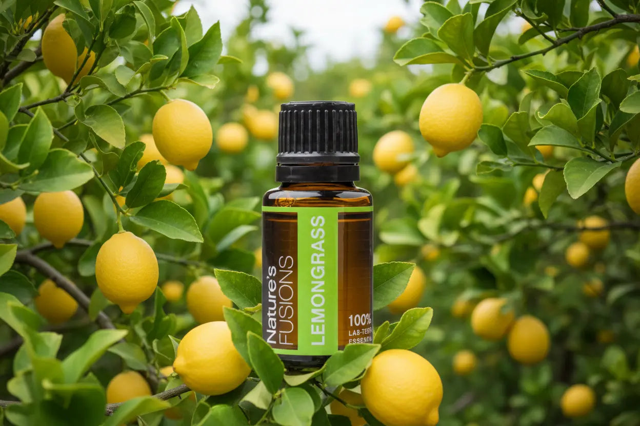 Indian Lemongrass Pure Essential Oil | 15ml Green Danae