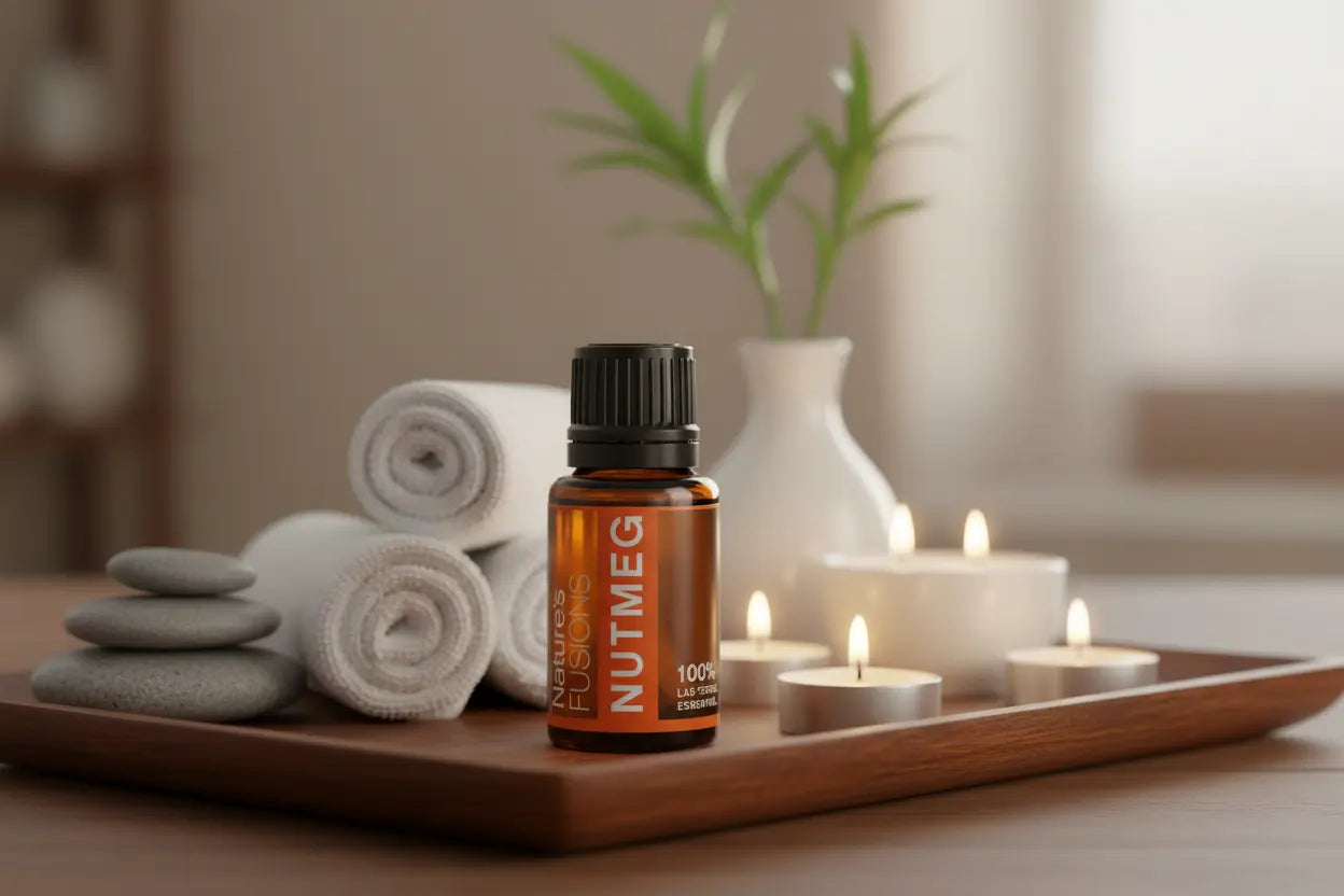 Pure Nutmeg Essential Warming Oil | 15ml Green Danae