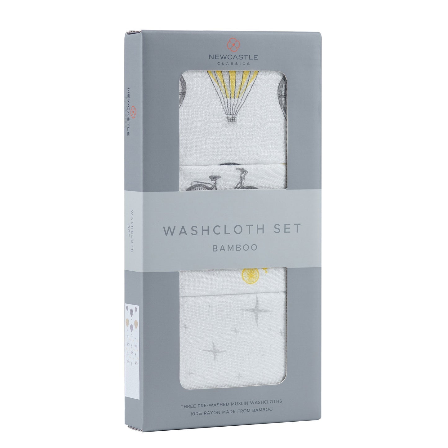 World Traveler Bamboo Washcloth Set 3PK - Leisure Life USA