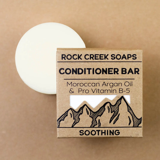 Rock Creek Lavender Hair Conditioner Bar | Soothing Rock Creek Soaps