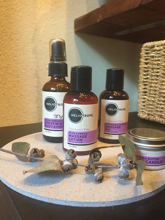 Massage Oil Spray Mist & Candle Travel Set - Leisure Life USA