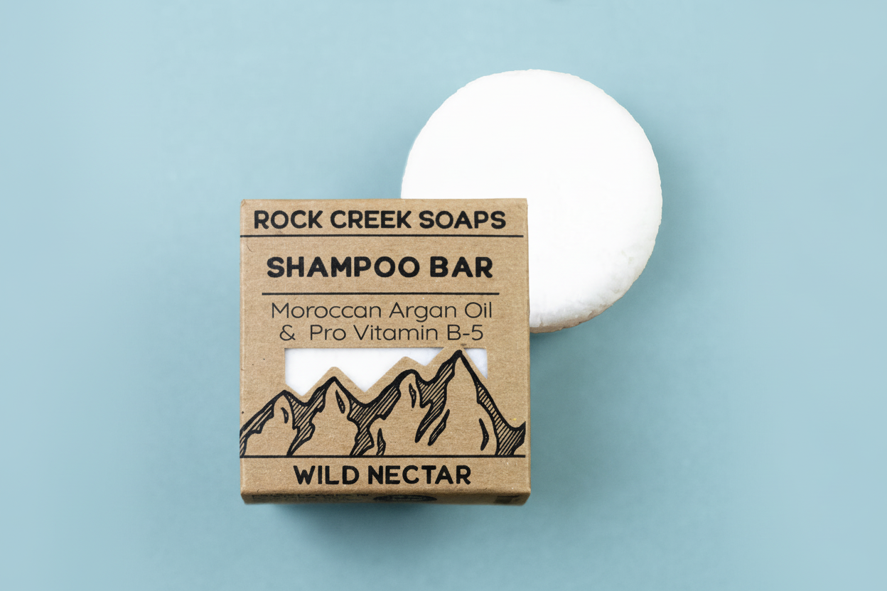 Rock Creek Blue Agave + Coconut Shampoo Bar Rock Creek Soaps