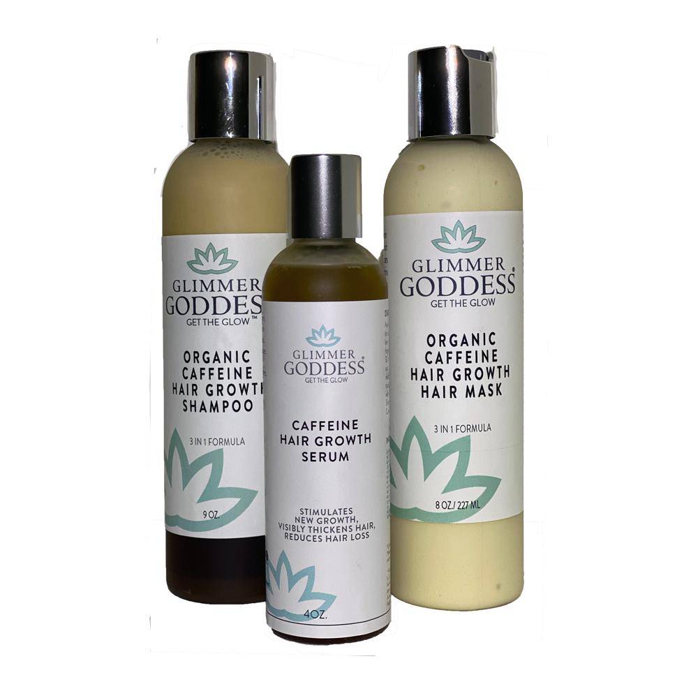 Organic Caffeine Hair Growth Trio - Leisure Life USA