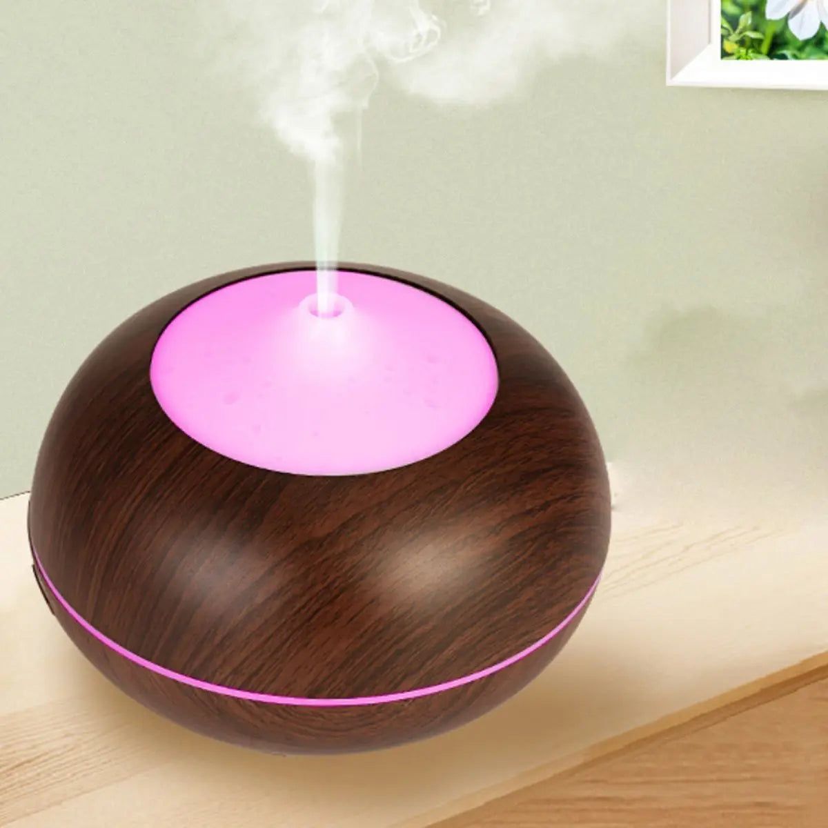 Mistyrious Essential Oil Humidifier Natural Oak Design With Easy - Leisure Life USA