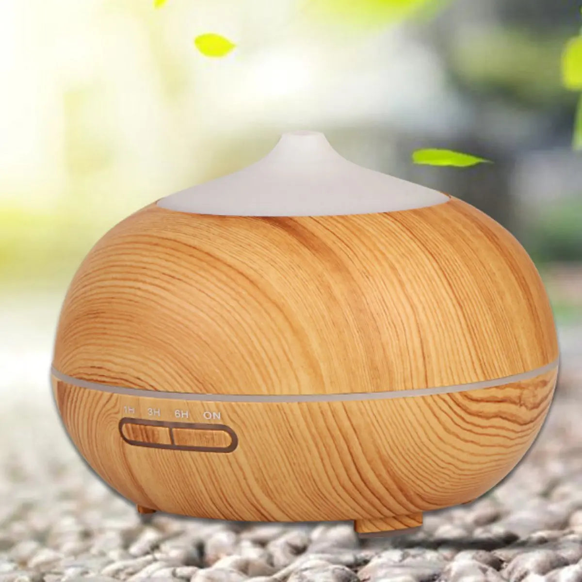 Mistyrious Essential Oil Humidifier Natural Oak Design With Easy - Leisure Life USA