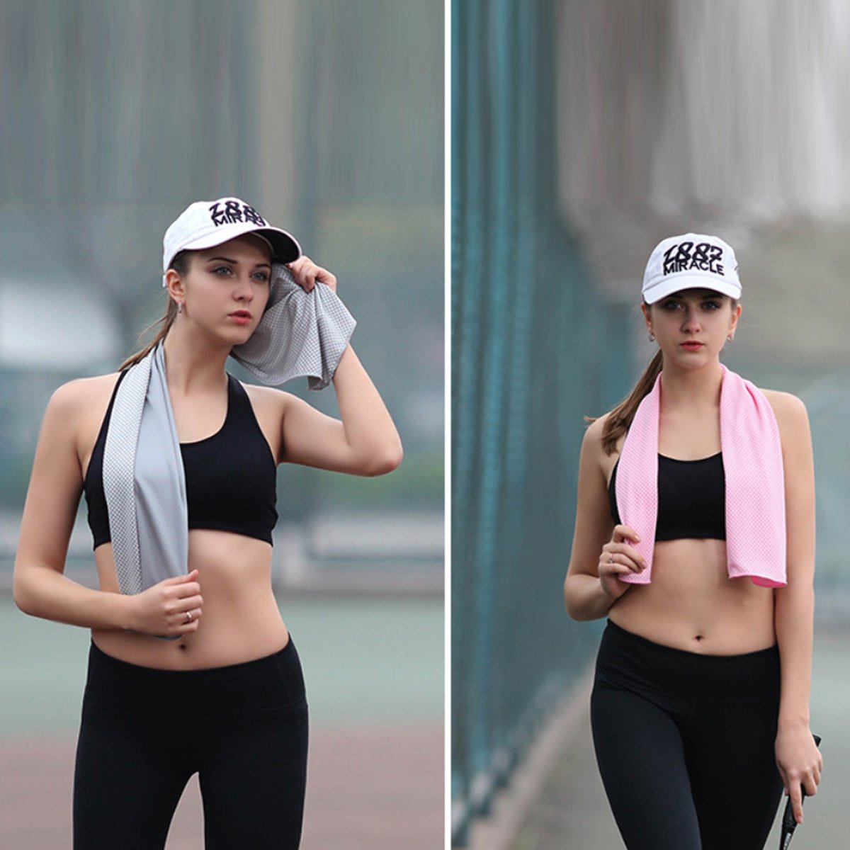 Stay Cool Bamboo Yoga Towel in a Bottle | Set of 2 - Leisure Life USA