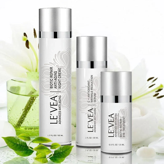 LE'VEA Eye Repair Cream + Antioxidant Serum + Night Repair Cream - Leisure Life USA