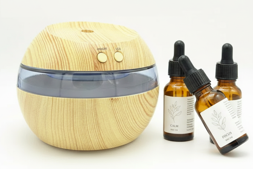 Aromita Humidifier Diffuser + 6 Essentials Oils | Electric