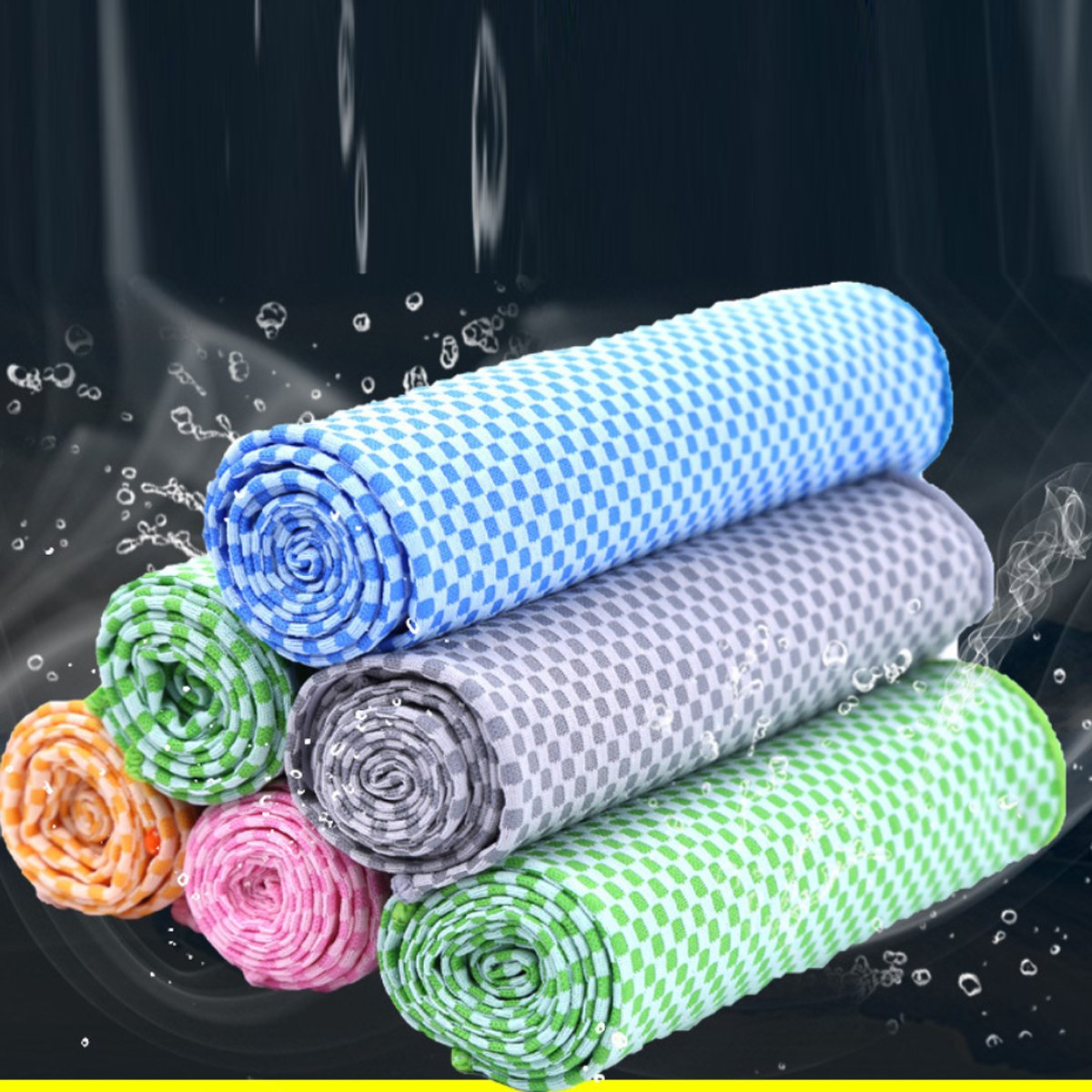 Stay Cool Bamboo Yoga Towel in a Bottle | Set of 2 - Leisure Life USA