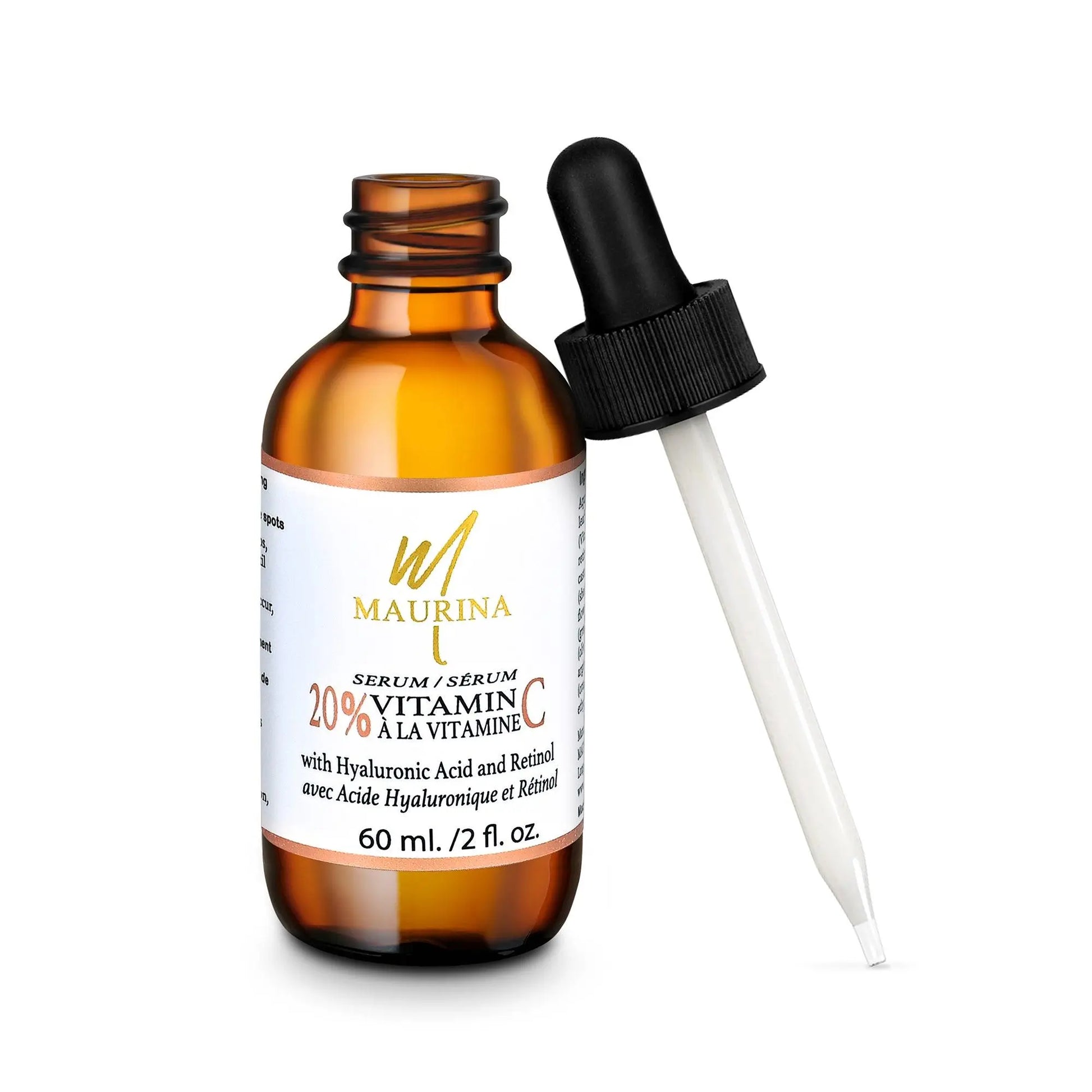 Face Serum - 20% Vitamin C Serum With Hyaluronic Acid And Retinol - Leisure Life USA