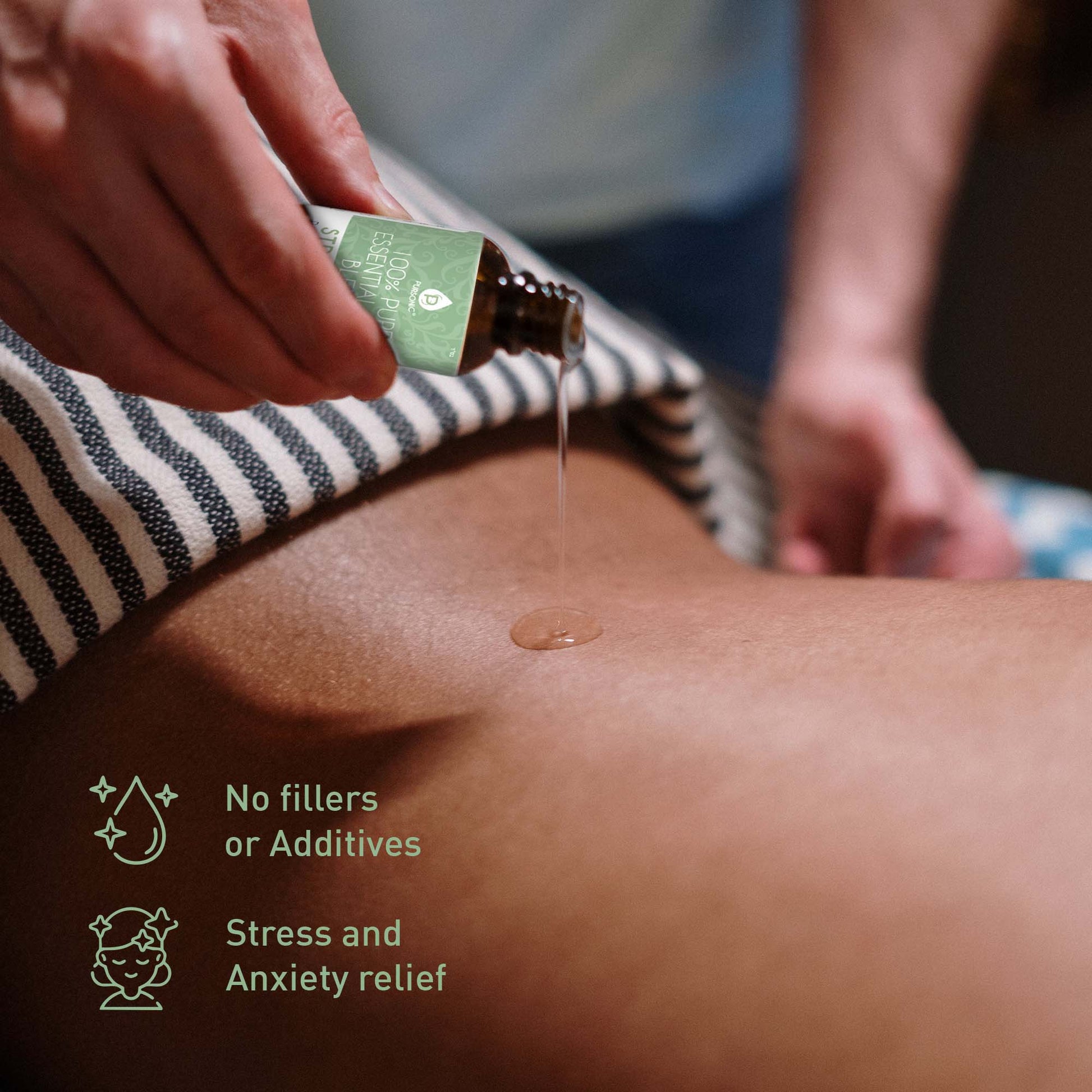 Pursonic Aromatherapy Bliss Bundle: Lava Stone Bracelet + Pure Essential Oils. - Leisure Life USA