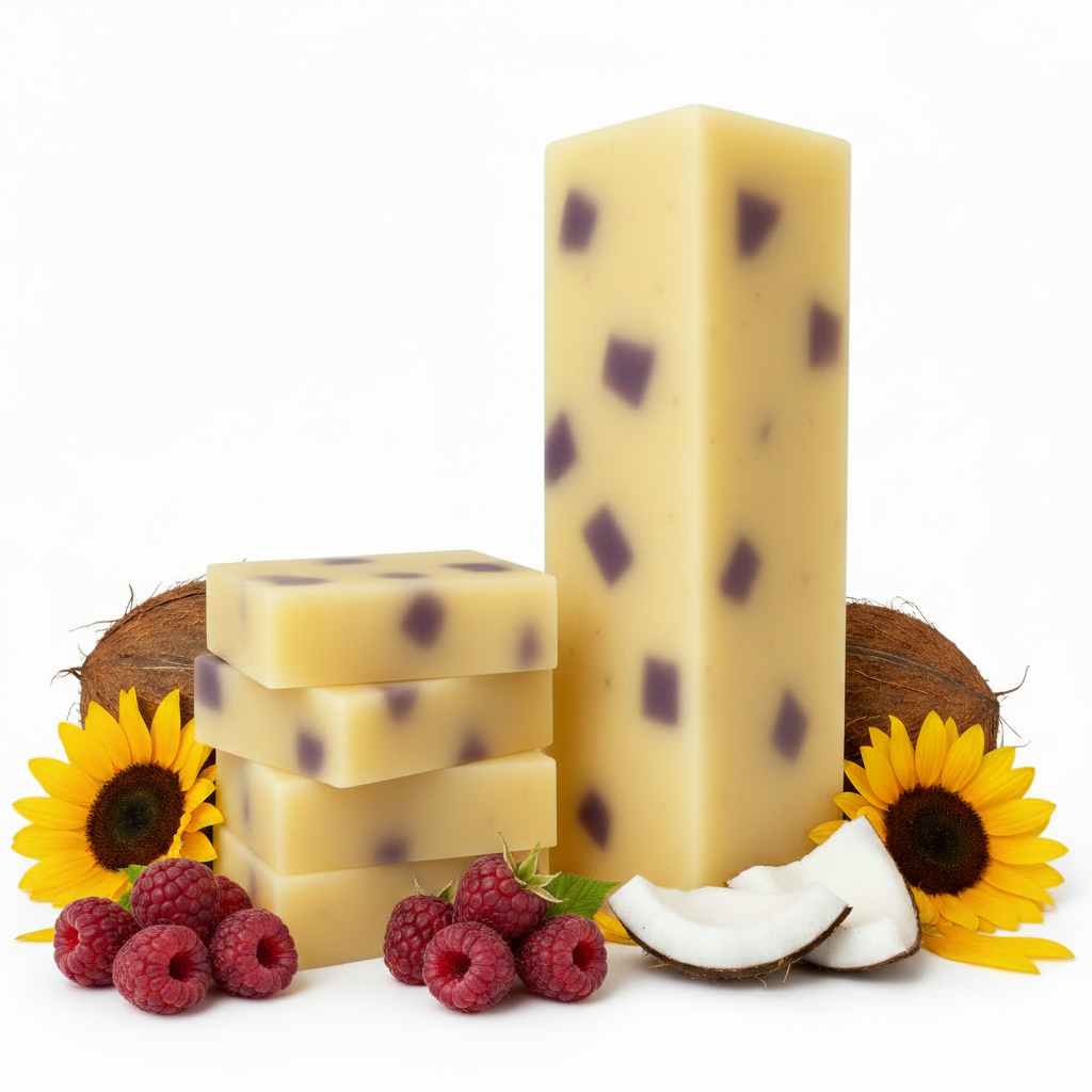Black Raspberry Vanilla Cold Process Soap Bar Leisure Life Organics