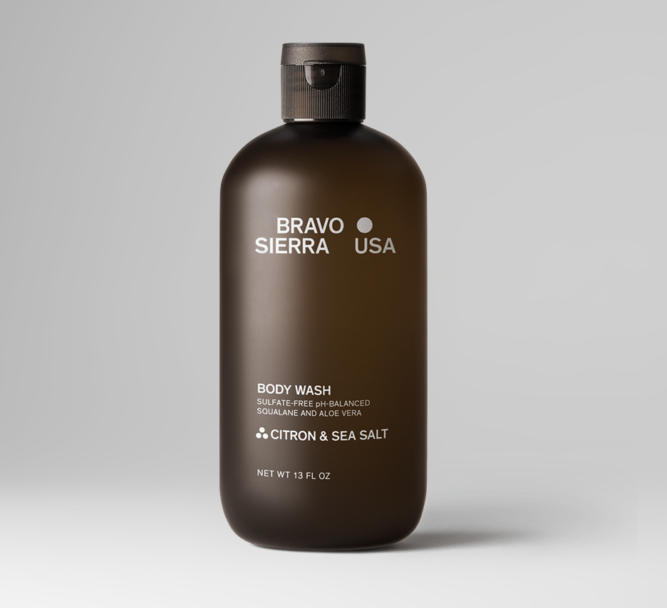 Organic Gel-to-Cream Body Wash for Men | 13 oz. Bravo Sierra