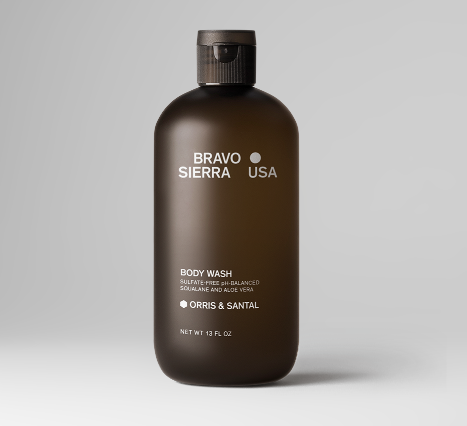 Organic Gel-to-Cream Body Wash for Men | 13 oz. Bravo Sierra