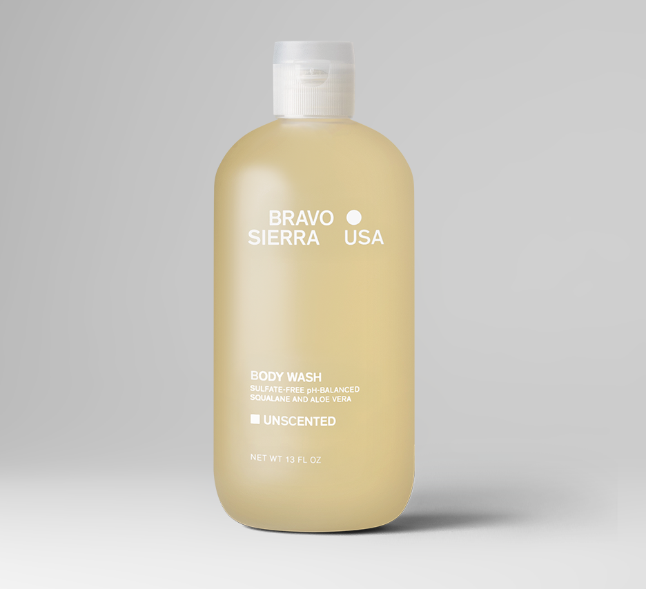 Organic Gel-to-Cream Body Wash for Men | 13 oz. Bravo Sierra